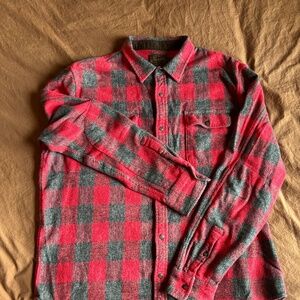 Lucky Brand buffalo plaid men's XL